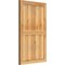 Ekena Millwork Framed Board-n-Batten Shutters, Rough Sawn Western Red Cedar, 21 1/2W x 35H, PR RBF06S21X035RWR - alternate 3